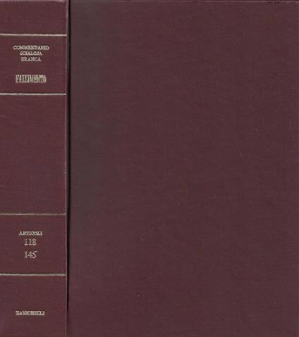 Della cessazione della procedura fallimentare della riabilitazione civile Art. 118-145 - copertina