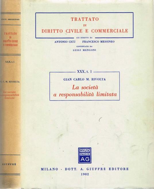La società a responsabilità limitata - copertina