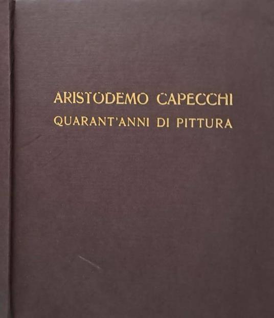 Aristodemo Capecchi - copertina