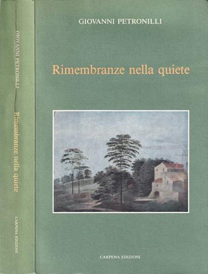 Rimembranze nella quiete - copertina