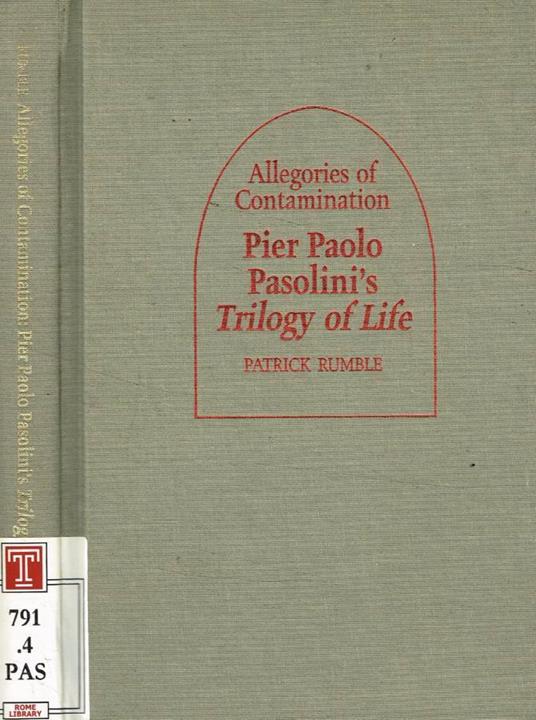 Allegories of contamination: Pier Paolo Pasolini's Trilogy of Life - copertina