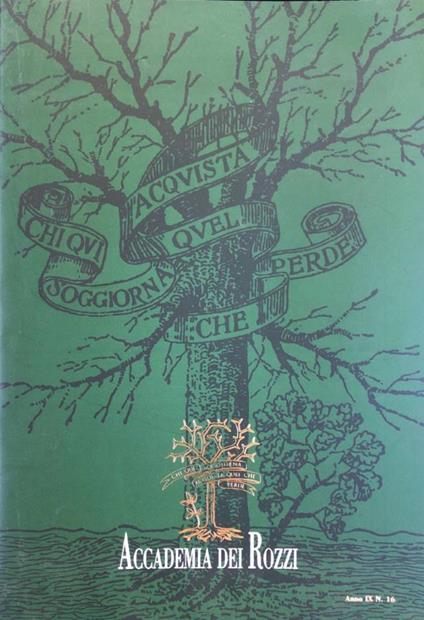 Accademia dei Rozzi anno IX, n 16, maggio 2002 - copertina