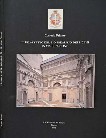 Il Palazzetto del Pio Sodalizio dei Piceni in via di Parione - copertina