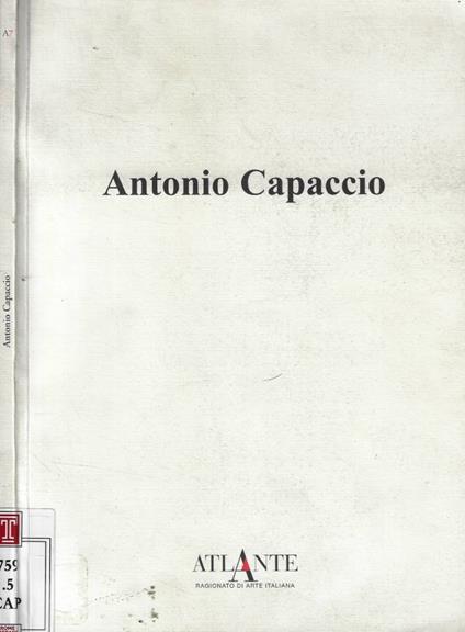 Antonio Capaccio - copertina