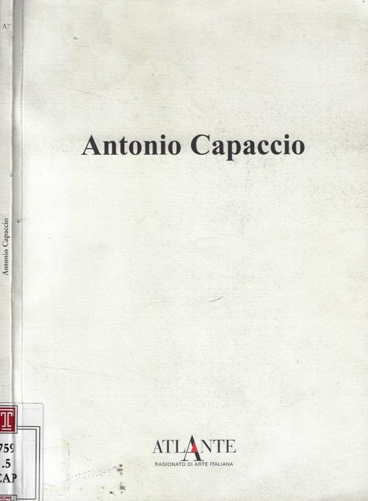 Antonio Capaccio - copertina