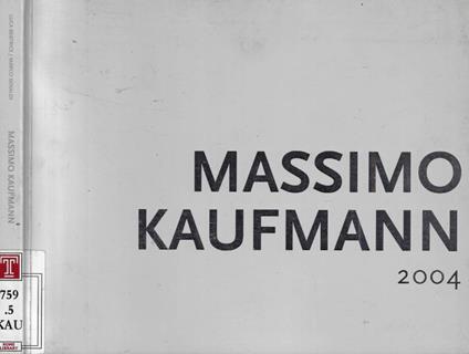 Massimo Kaufmann 2004 - copertina