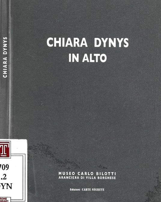 Chiara Dynys. In alto - copertina