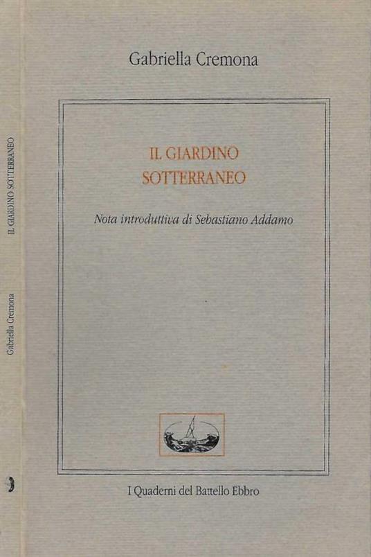 Il giardino sotterraneo - copertina