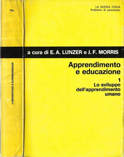 Apprendimento e educazione 1 - copertina