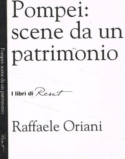Pompei: scene da un patrimonio - copertina