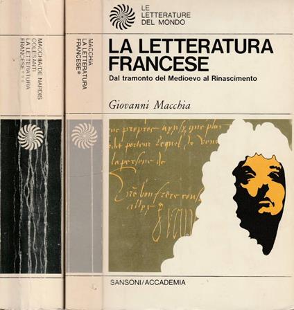 La letteratura francese tomo I, III - copertina