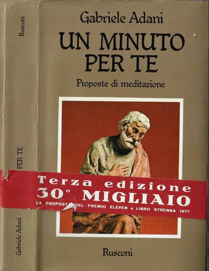 Un minuto per te - Gabriele Adani - copertina