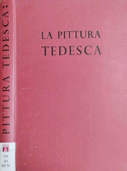 La pittura tedesca - Otto Benesch - copertina