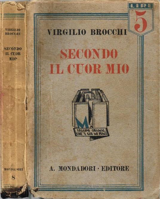 Secondo il cuor mio - Virgilio Brocchi - copertina