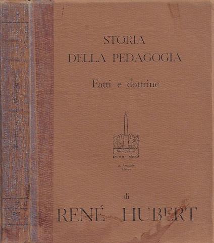 Storia della Pedagogia - René Hubert - copertina
