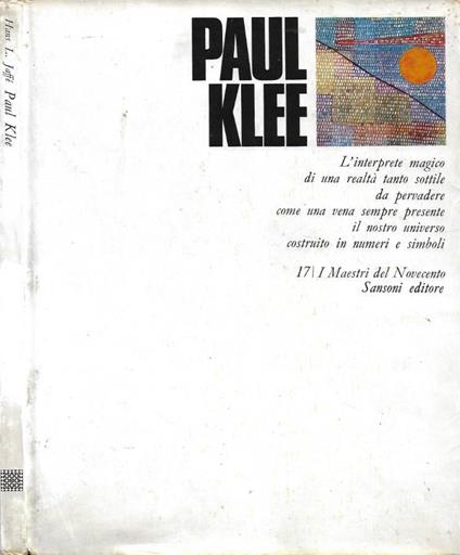 Paul Klee - Hans L. Jaffé - copertina