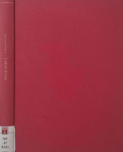 L' arte russa dal 17° al 18° secolo - Abraam Kaganovitch - copertina