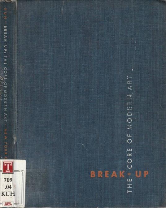 Break-up - Katharine Kuh - copertina