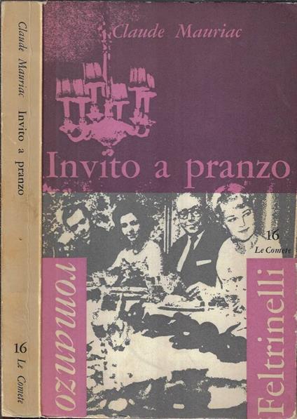 Invito a pranzo - Claude Mauriac - copertina