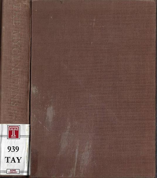 The Mycenaeans - Lord William Taylour - copertina