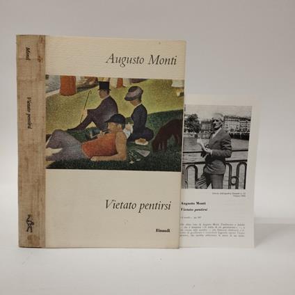 Vietato pentirsi - Augusto Monti - copertina