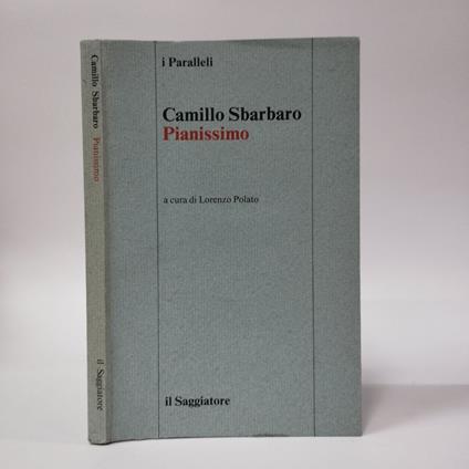 Pianissimo - Camillo Sbarbaro - copertina