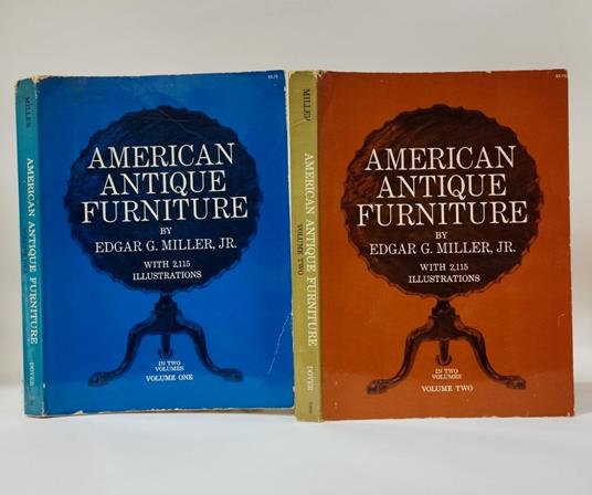 American Antique Furniture in two volumes - Edgard Miller - copertina