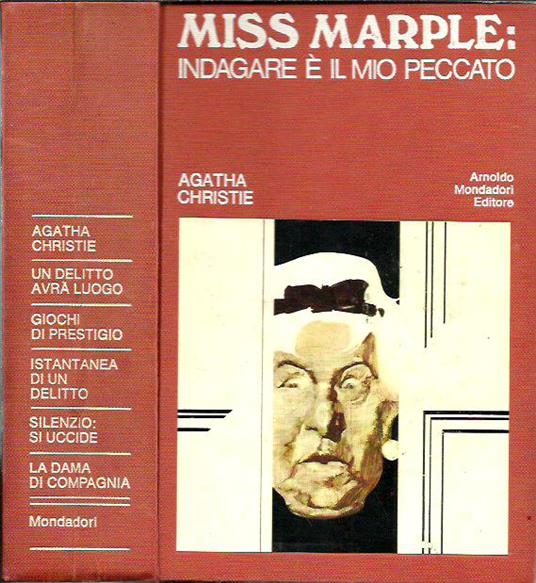Miss Marple: indagare è il mio peccato - Agatha Christie - copertina