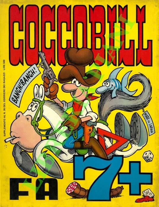 Coccobill fa 7+ - Benito Jacovitti - copertina