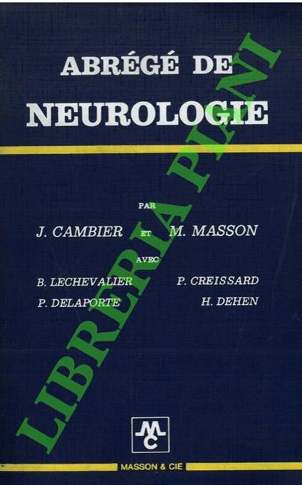 Abrègè de neurologie - copertina