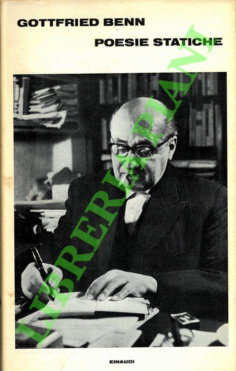 Poesie statiche - Gottfried Benn - copertina