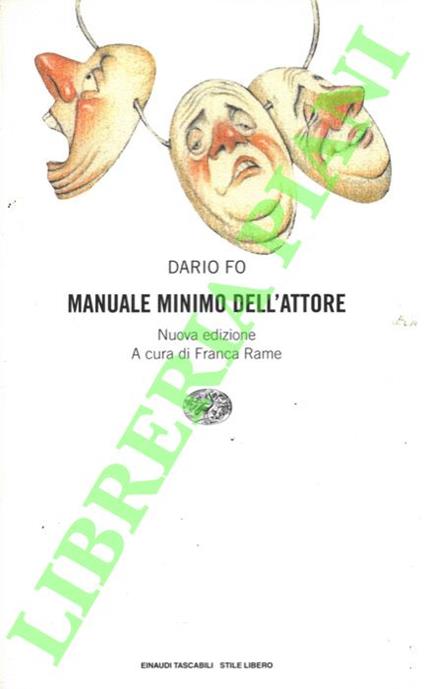 Manuale minimo dell'attore - Dario Fo - copertina