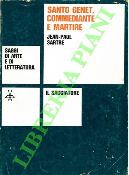 Santo Genet, commediante e martire - Jean-Paul Sartre - copertina