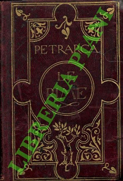 Le rime. - Francesco Petrarca - copertina