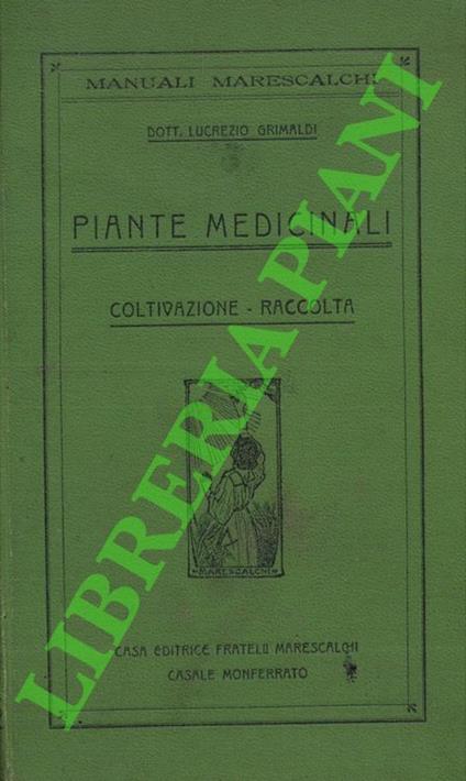 Piante medicinali. Coltivazione - Raccolta. - copertina