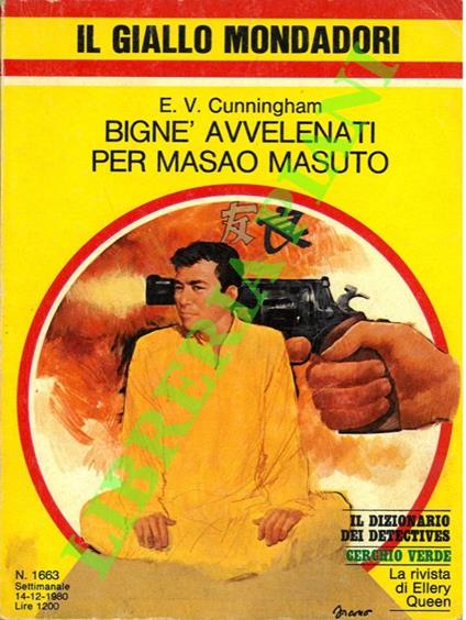 Bignè avvelenati per Masao Masuto - E. V. Cunningham - copertina
