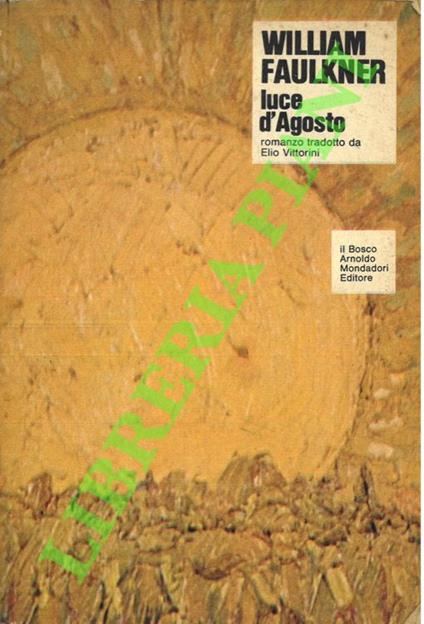 Luce d'agosto - William Faulkner - copertina