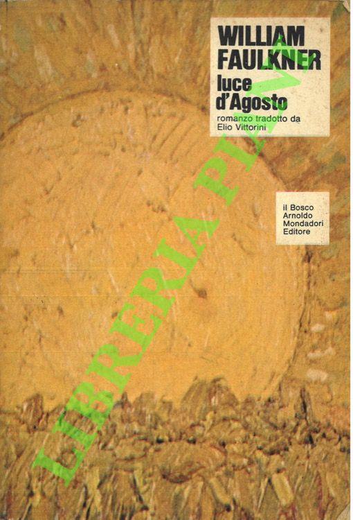 Luce d'agosto - William Faulkner - copertina