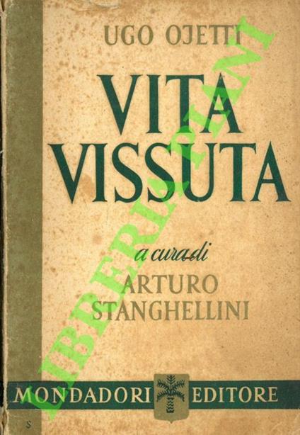 Vita vissuta - Ugo Ojetti - copertina