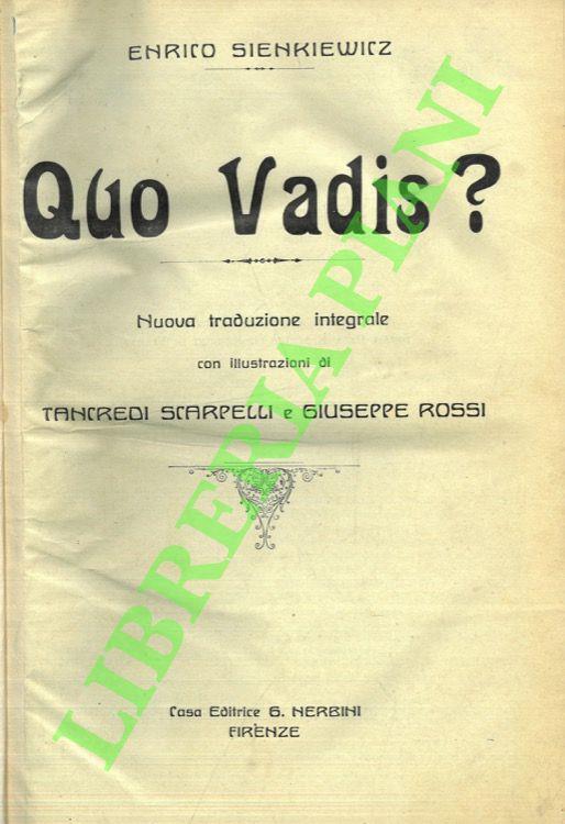 Quo vadis? - copertina