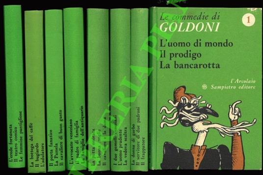 Le commedie - Carlo Goldoni - copertina