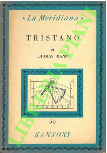 Tristano - Thomas Mann - copertina
