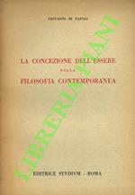 concezione dell'essere nella filosofia contemporanea