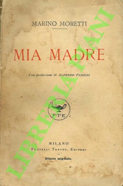 Mia madre - Mariella Moretti - copertina