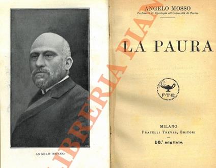 Paura - Angelo Mosso - copertina