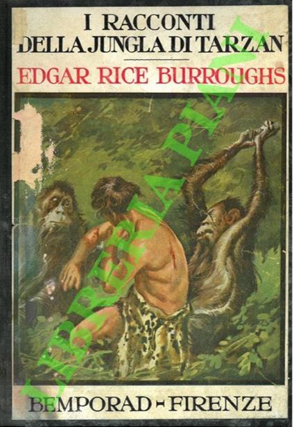I racconti della jungla di Tarzan. - Edgar Rice Burroughs - copertina