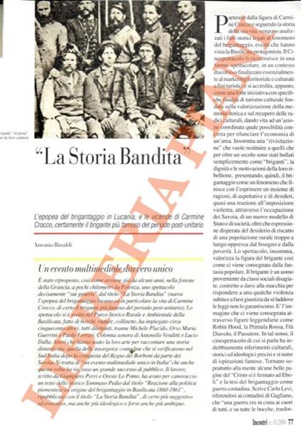 La storia bandita - Antonio Rinaldi - copertina