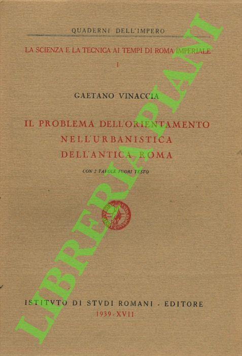 Il problema dell'orientamento nell'urbanistica dell'antica Roma