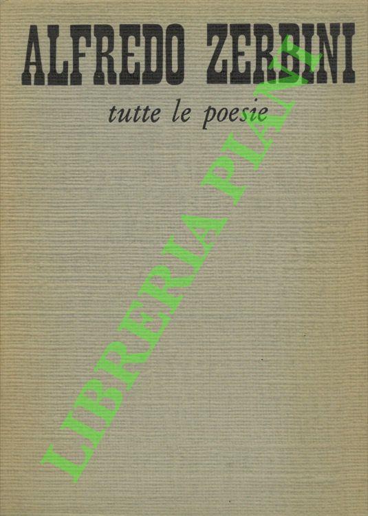 Tutte le poesie - Aldo Zerbini - copertina