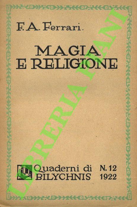 Magia e religione - copertina